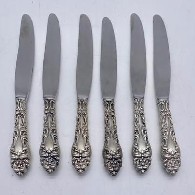 Sterling-handled knives