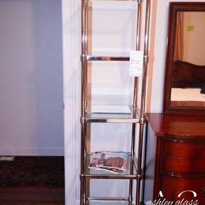 Chrome Shelf with Glass