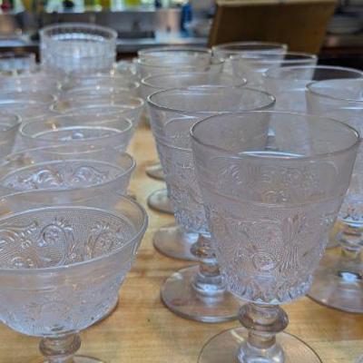 Duncan Miller glassware collection