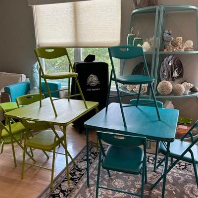 Cosco folding tables & chairs 