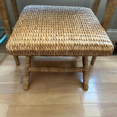 Woven Seagrass Stool 