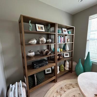 Crate & Barrel 5 Tiered Book Shelves 