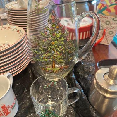 Spode Christmas pitcher