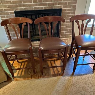 Nichols & Stone counter height stools - purchased at Sheffield’s