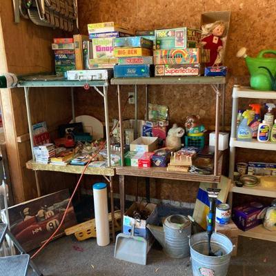 Vintage games & toys