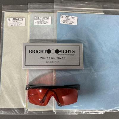 Lot 29 | Polishing Papers, Sight Coatings & Safety Glasses