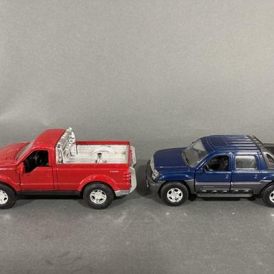 Lot 111 | Ford Truck Toys Models F350 & Avalanche