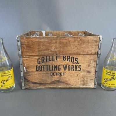 Lot 54 | Vintage Wooden Case of Grilli’s Beer Bottles