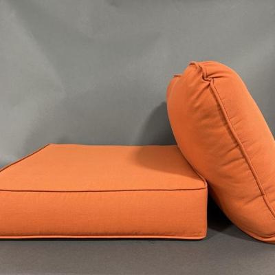 Lot 193 | Large Orange Patio Cushions