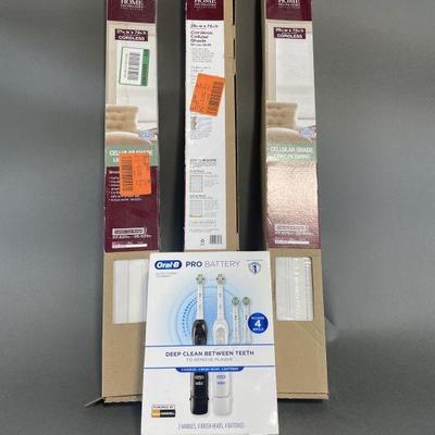 Lot 232 | Cordless Cellular Shades and Battery Toothbrush