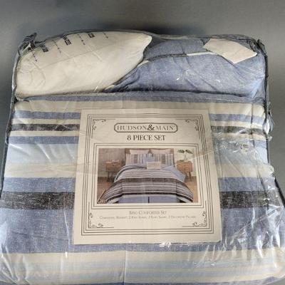 Lot 311 | King Comforter 8 Piece Set, New In Bag