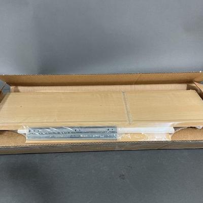 Lot 407 | White Wood Drawer with Rolling Tracks