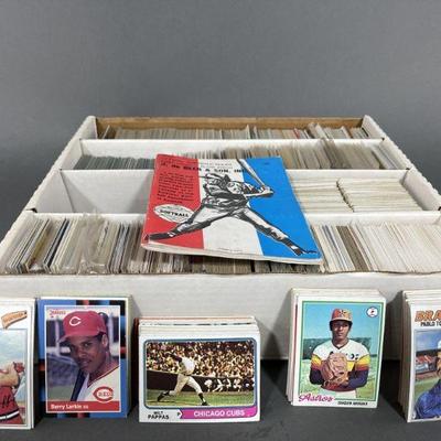 Lot 81 | Box of Baseball Cards Mostly 1970s Softball Rules