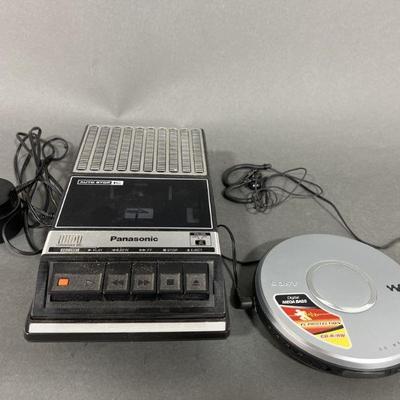 Lot 59 | Panasonic Tape Recorder and Sony CD Player