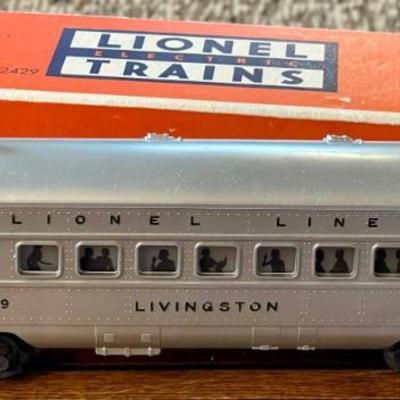 Vintage Lionel Number 2429 Illuminated Pullman Car In Original Box 