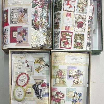 (4) Anna Griffin Assorted Card Making Kits