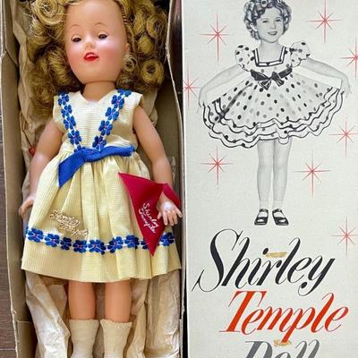 Vintage Ideal 12 Inch Shirley Temple Doll In Original Box 
