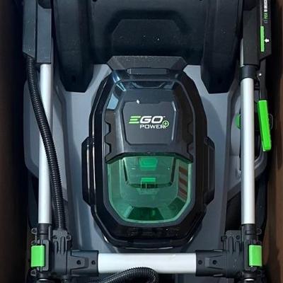 Ego 56-volt  Lithium-ion Cordless Mower With Original Box, Bag, Manual, And Side Chute 
