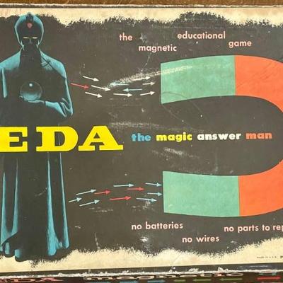1940's Veda The Magic Answer Man Game By Pressman Toy Corp 2223
