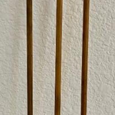 (3) Hand Made Metal Tip Wooden Arrows 