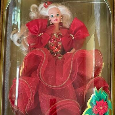 1993 Special Edition Happy Holidays Barbie Doll New In Box 