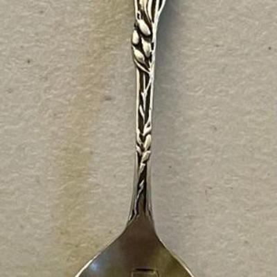 Antique Sterling Silver Loveland Columbine Souvenir Spoon 