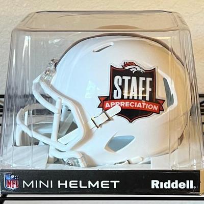 Radell Denver Broncos Staff Appreciation Mini Helmet In Box
