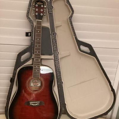MMF075 Oscar Schmidt Acoustic Guitar In Case
