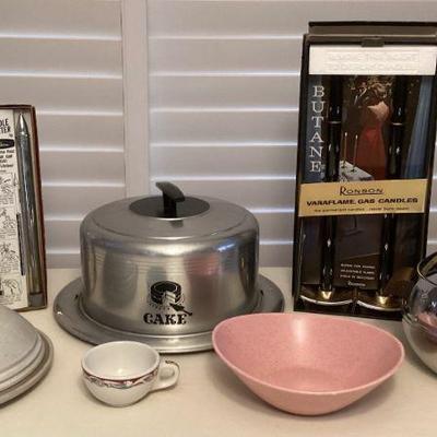 MMF058 Vintage Serving Ware, Permanent Candles & More!
