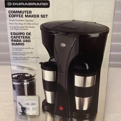 MMF004 Durabrand Commuter Coffee Maker Set New