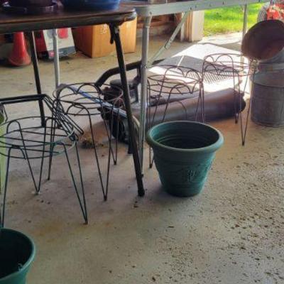 Plant Stands and Buckets 