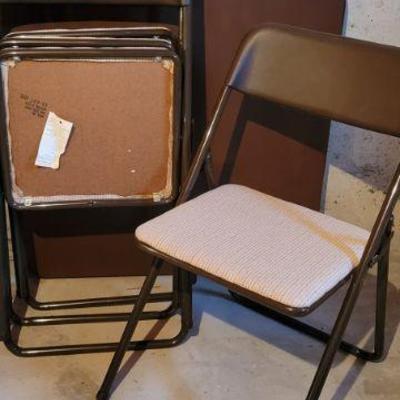 Folding Table and 4 Chairs 