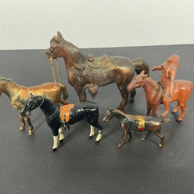 Metal Horse Figures