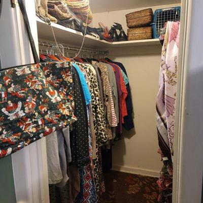 A well stocked closet