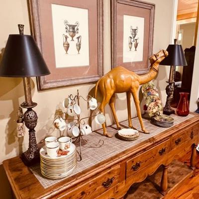Leather wrapped camel