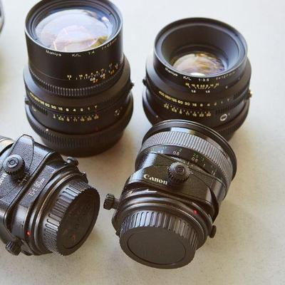 Canon 45 & 90mm Tilt Shift Lenses