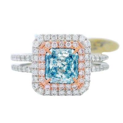 1.19cts Fancy 
Blue Diamond