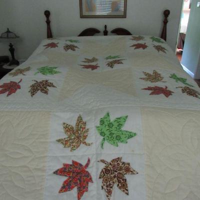 Hand quilted quilt