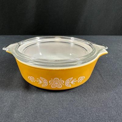 PYREX 471 BUTTERFLY DISH