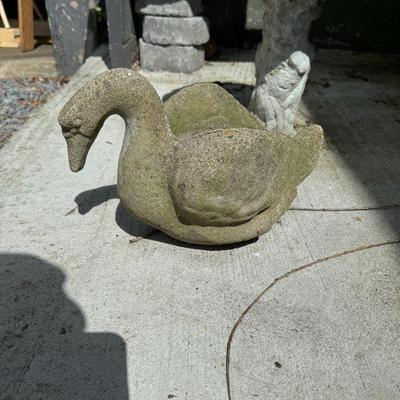 Concrete Garden Swan