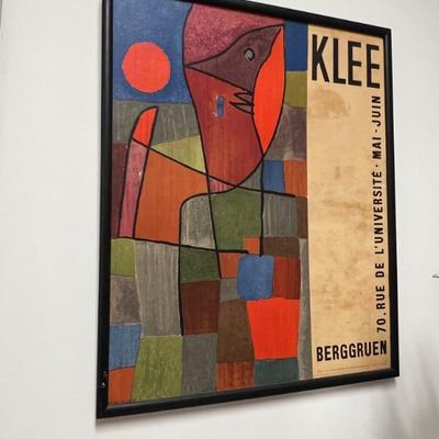 Paul Klee exhibition poster Berggruen Paris
