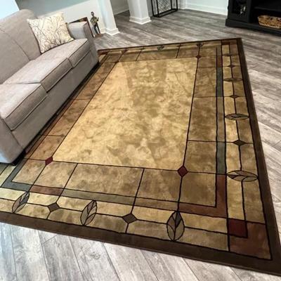 “Stained Glass” area rug