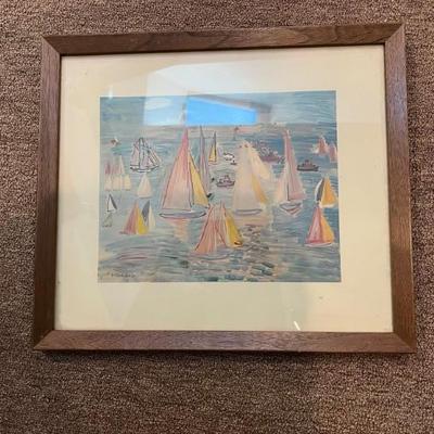 Raul Dufy Regata art print