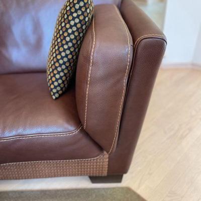 Gamma Arredamenti Leather Sofa