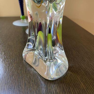 Adam Jablonski signed Art Glass Vase