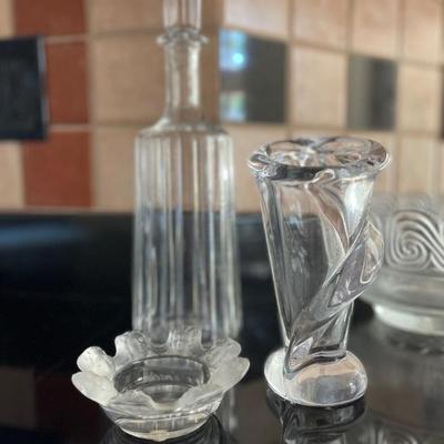 Crystal:  Lalique, Baccarat, Tiffany 