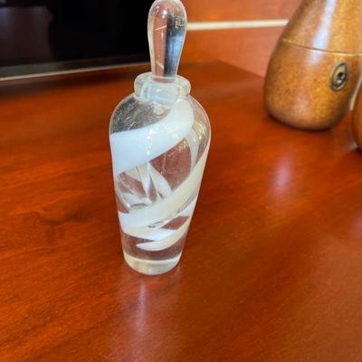 John Burchetta Art Glass Perfume Bottle