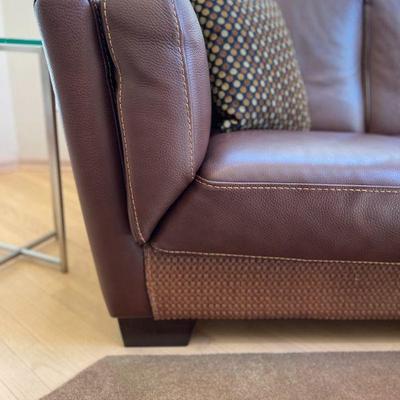 Gamma Arredamenti Leather Sofa