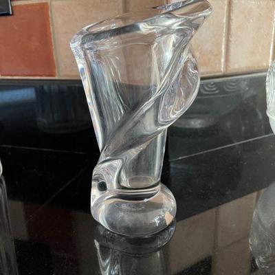 Vannes Le Chatel French Crystal Vase