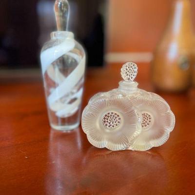 Lalique Crystal Perfume Bottle